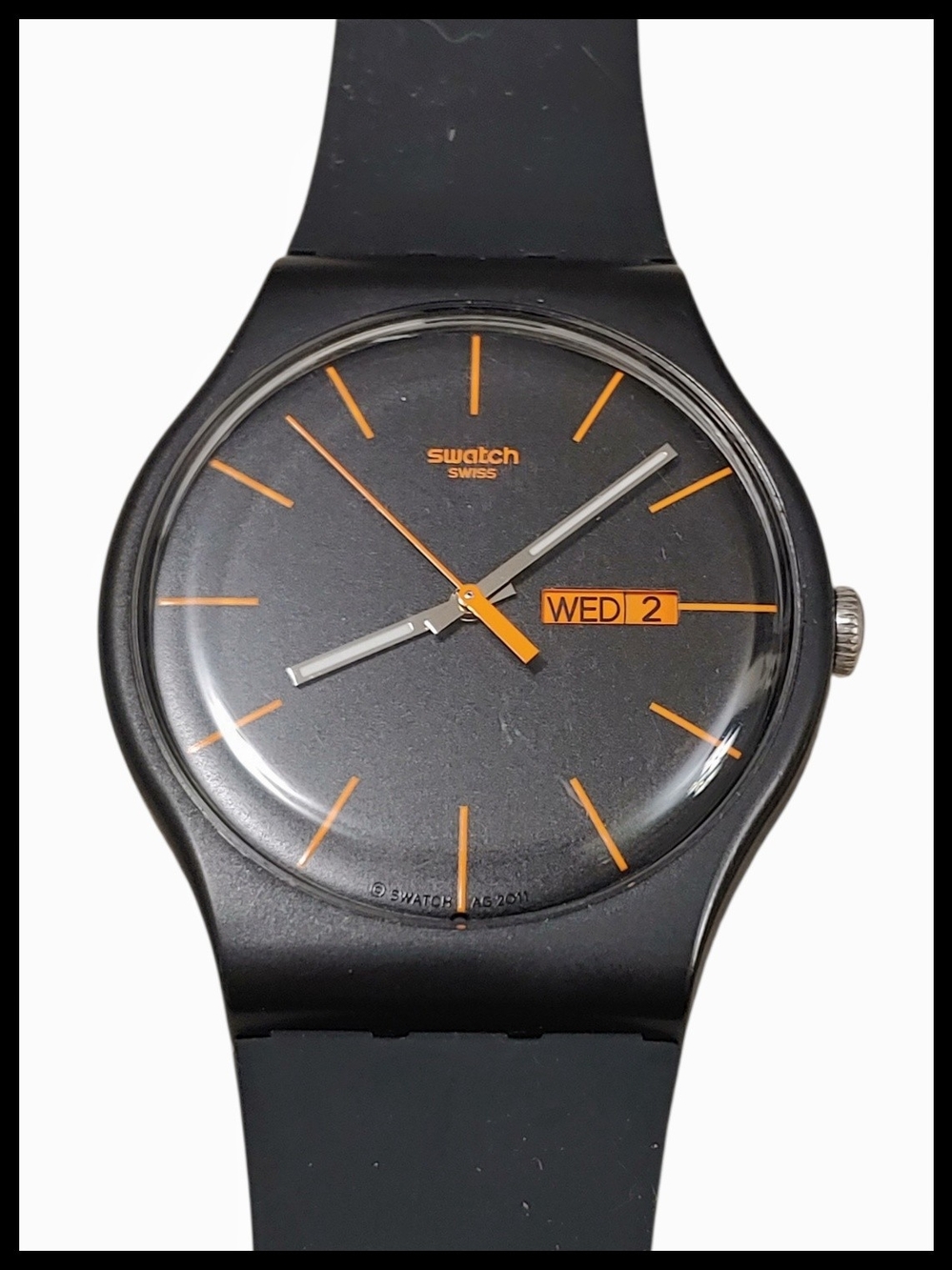 Vintage Swatch Classic Analog Watch with Swatch Guard and New Battery
